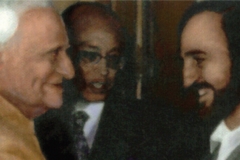 À  NewDelhi avec le président indien V. V. Giri (1987)