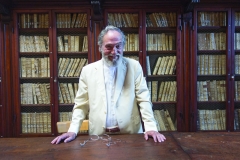 Le président Pier Franco Marcenaro dans l'ancienne bibliothèque