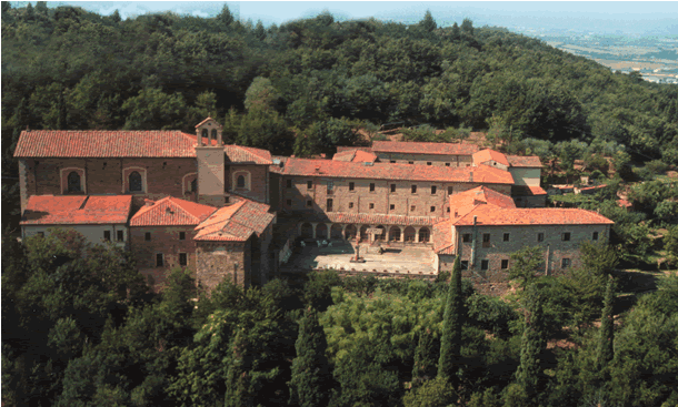 Le Monastère de Sargiano, siège du Centre de l'Homme et de l'École de spiritualité de la Spiritualité
